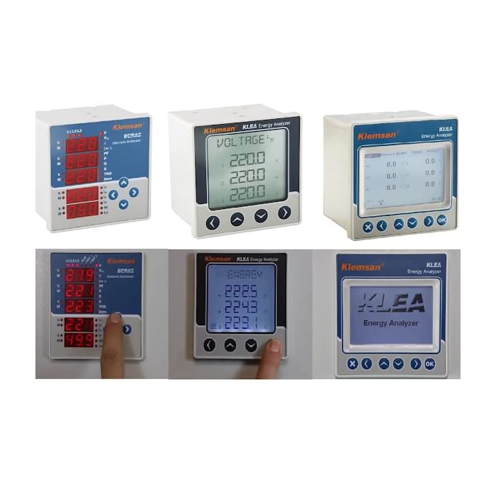 Buy Klemsan Energy Analyzer Power Monitor 3 Phase Monitoring, Analyzing