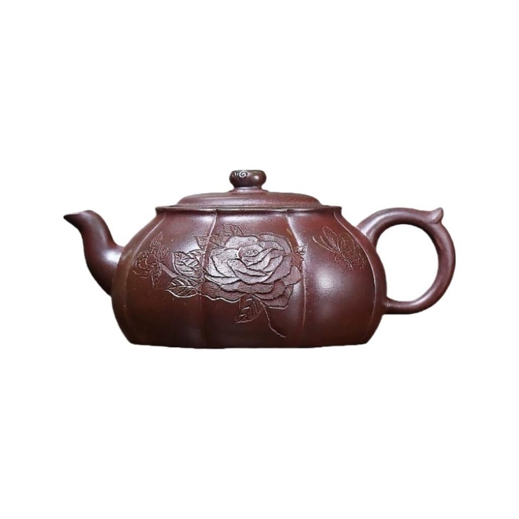 Tetera Infusiones Tetera De Cerámica Con Filtro For El Hogar, Estilo Retro, Hecha A Mano, Kung Fu Teapot