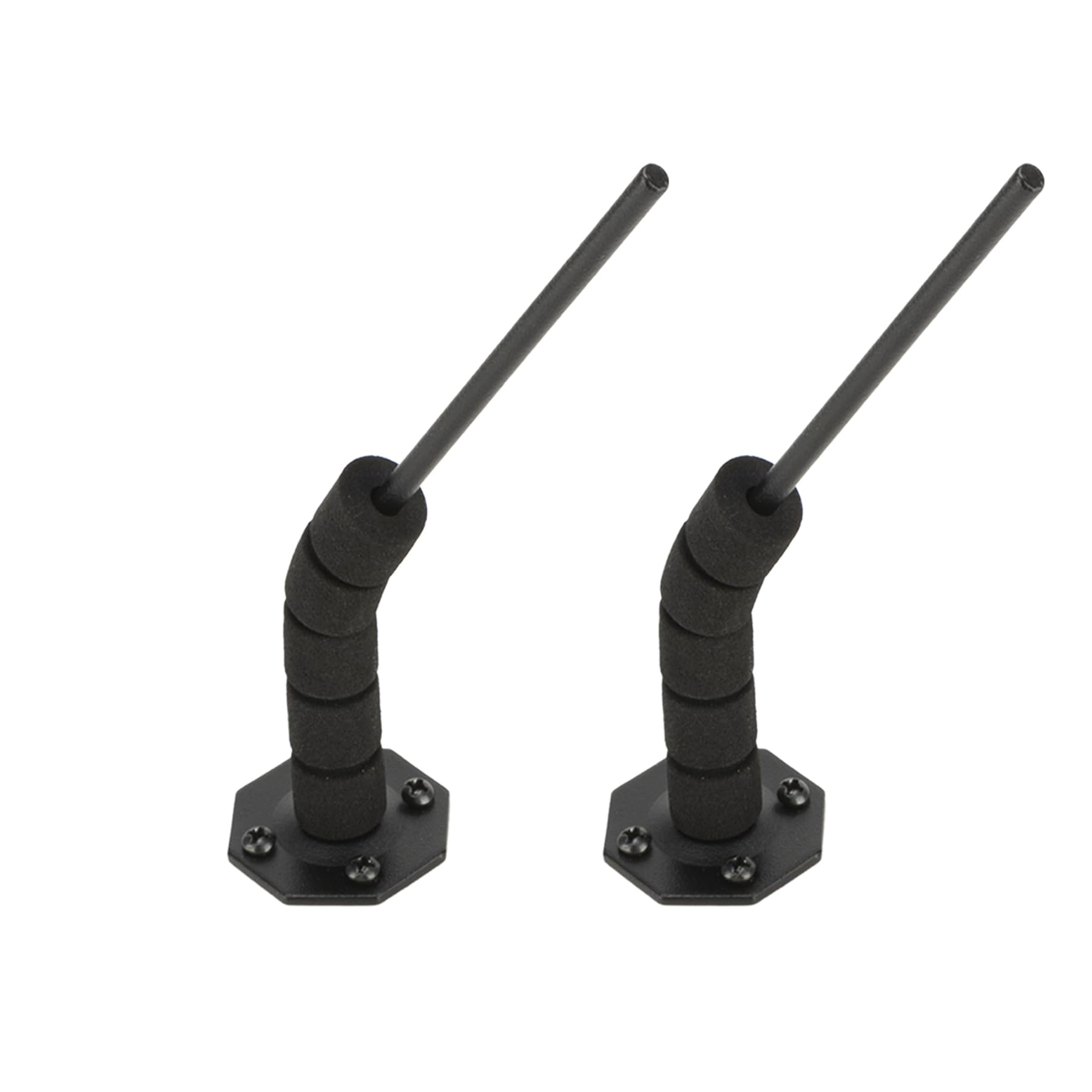 45 Degree Pistol Hanger, Concealed Gun Holder for Indoor Pistol Rack Display Wall Mount Storage, Solid Vinyl Coated Stand, 2 Pack-image-12