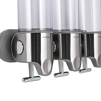 Simplehuman ウォールマウント トリプルディスペンサー BT1029 Amazon｜[ シンプルヒューマン ] Simplehuman ディスペンサー