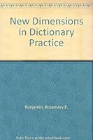 New Dimensions in Dictionary Practice 0822446715 Book Cover