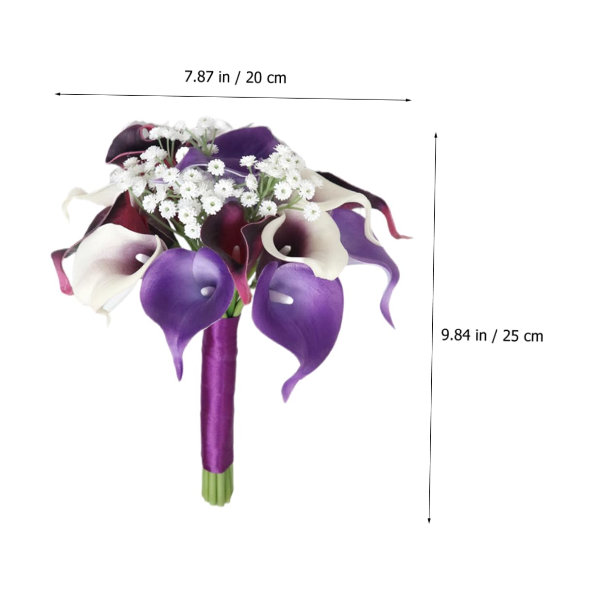 ABOOFAN Bouquet di Fiori Artificiali in Pu Effetto Decorativo Elegante
