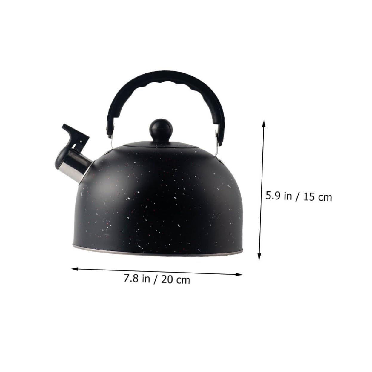 Hervidor de Agua portátil y Ligero de Acero Inoxidable con Mango Anti-escaldaduras para cocinas de inducción a Gas, Ideal para restaurantes.