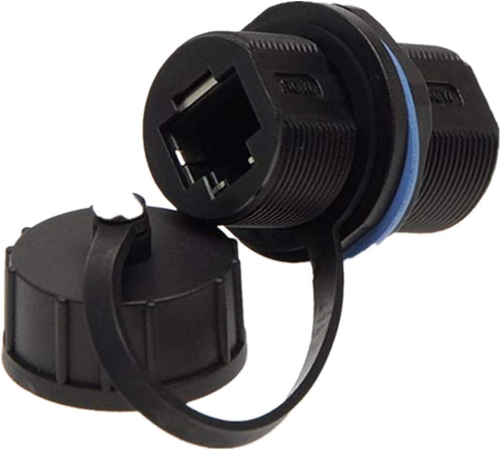 Amazon.com: ANMBEST Panel Mounting Shielded RJ45 Waterproof Cat5/5e/6 ...