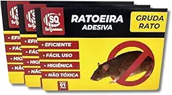 Ratoeira Armadilha Isca Ratoeira Adesiva Cola Pega Gruda Rato Ratazanas Pragas UMA UNIDADE