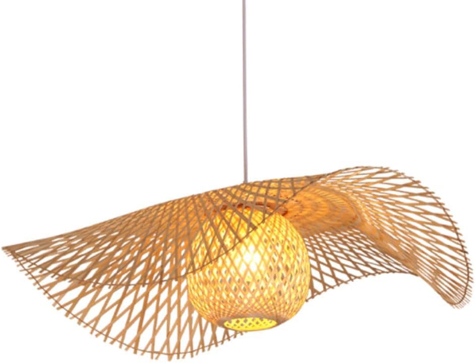 Lustre japonais en osier pour illuminer chaleureusement votre table à manger