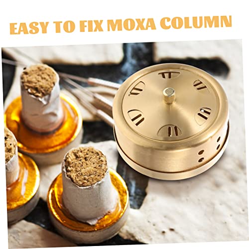 Soporte para Bastón de Moxibustión de Cobre con Control Ajustable de Temperatura, Herramienta Terapéutica Sin Humo para Masaje Profesional y Uso Prolongado miniatura 4