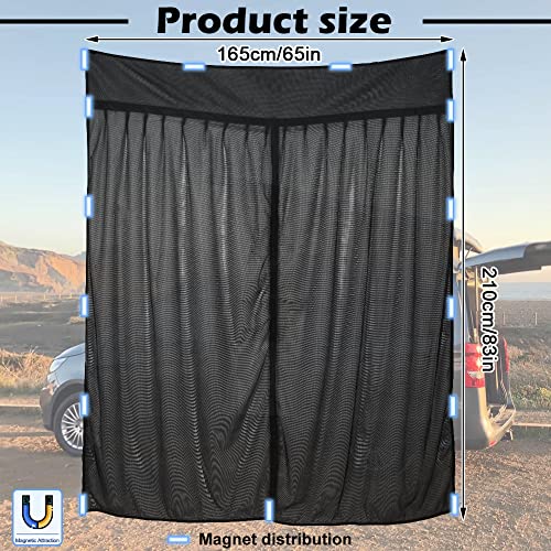 Moustiquaire pour fourgon avec aimants pour des nuits fraîches en camping-car - 2
