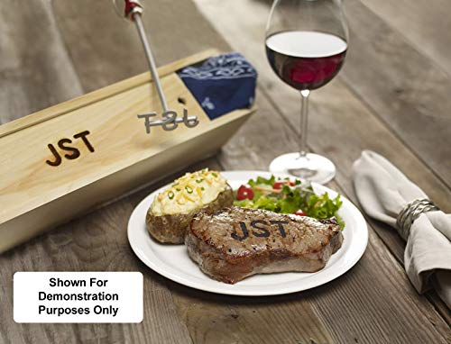 Marca de hierro personalizada para carne y cuero miniatura 5