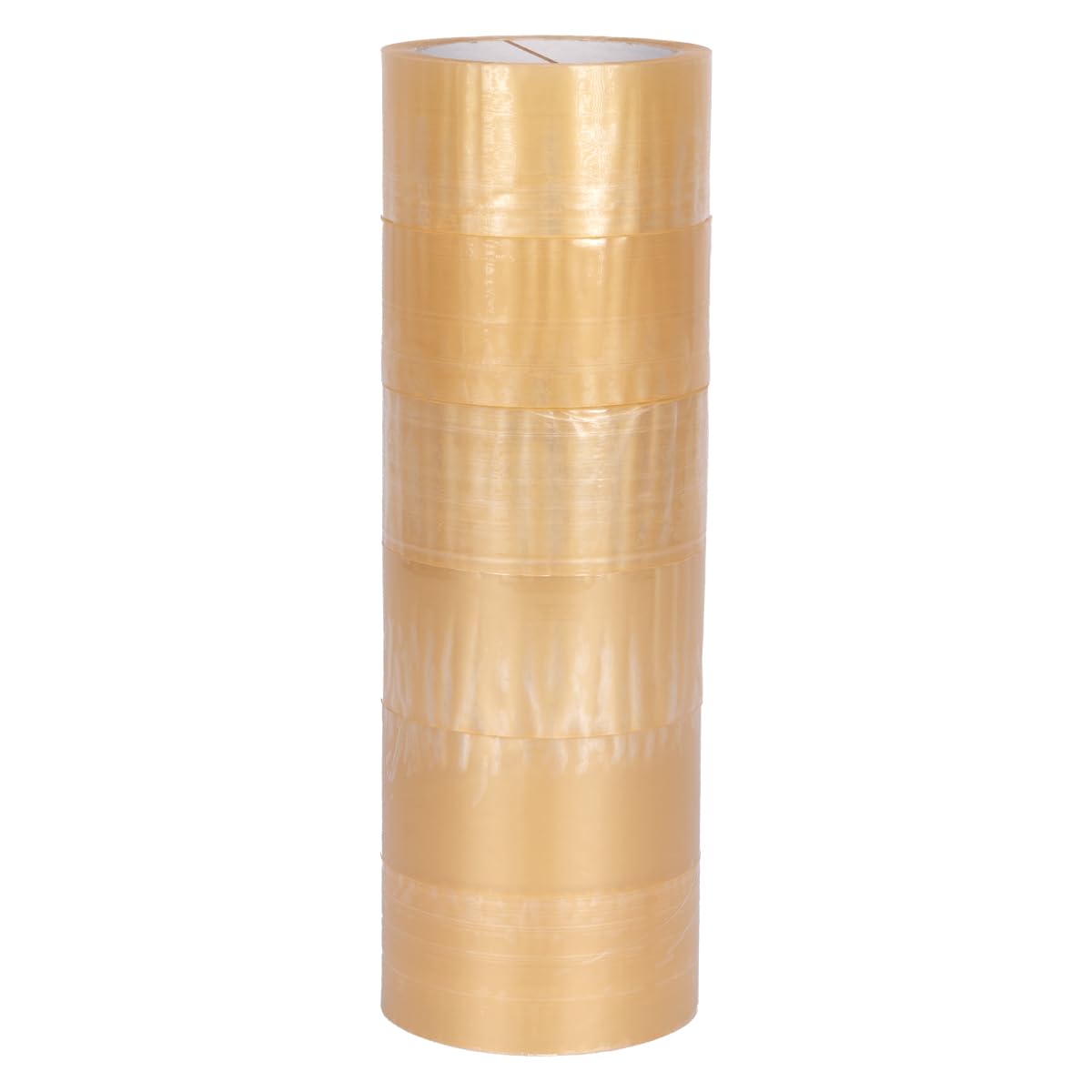 6 x cinta adhesiva transparente, desenrollado silencioso, 50 mm x 66 metros lineales cinta de embalar, cinta adhesiva para paquetes, material de embalaje, cinta de precintar