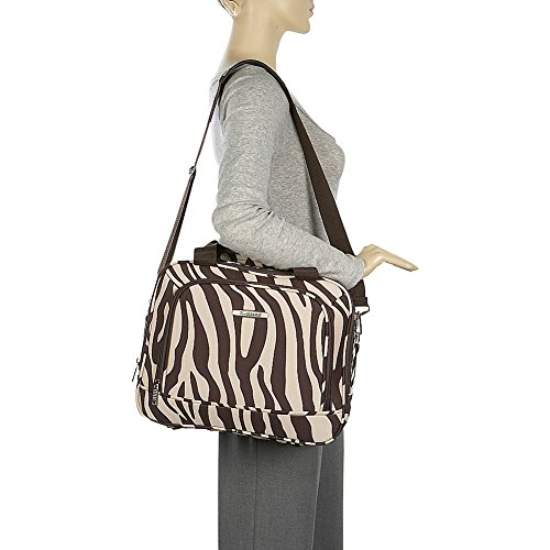 Image of Rockland Fashion Softside Upright Luggage Set, Telescoping Handles, Peace, 4-Piece (14 /19 /24 /28)
