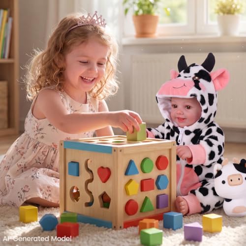 Muñeca Reborn BABESIDE 17 Pulgadas Cuerpo Suave Realista miniatura 7