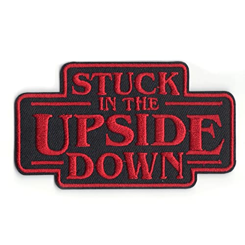 Stranger Things Stuck In The Upside Down Netflix Original TV Embroidered Iron On Patch