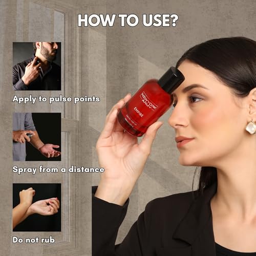 Image of Empire | Eau De Parfum |Luxury Fragrance | Mandarin Orange, Black Pepper, Rosemary & Geranium Notes |Premium Oil & 2X Long-Lasting | 100ML | Premium Gift Packaging | International Brand