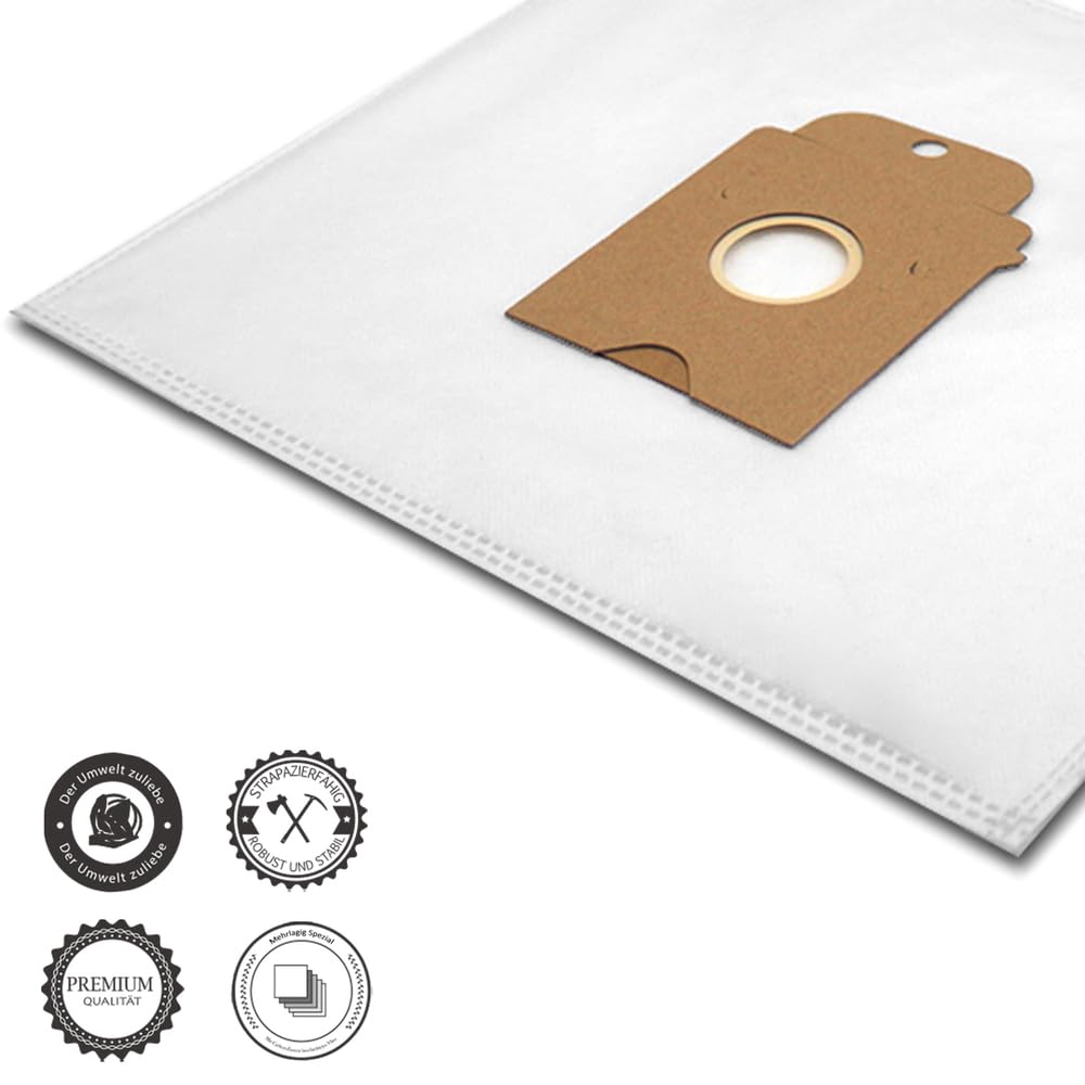 20 Sacchetti Per Aspirapolvere MisterVac + 4 Filtri | Compatibili Siemens VS01G710/02 | Big Bag 3L | 5 Strati