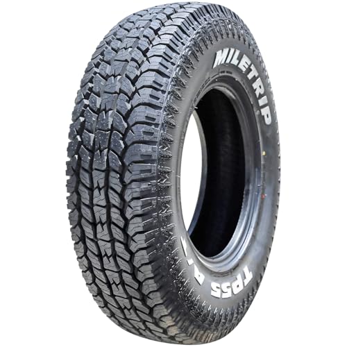 Miletrip TP55 A/T All-Terrain Off-Road Light Truck Radial Tire-LT245/75R16 245/75/16 245/75-16 120/116S Load Range E LRE 10-Ply RWL Raised White Letters