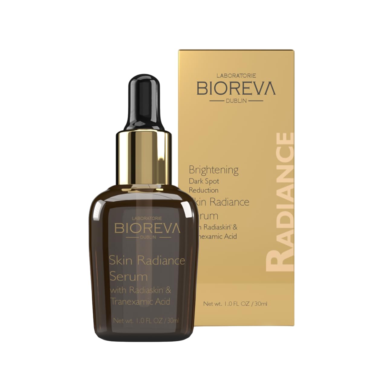 Bioreva Radiance Face Serum for Brightening & Glowing Skin, Helps Reduce Appearance of Dark Spots & Acne Scars, Promotes E...