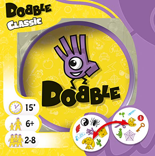 Dobble-Classic-NL-Kaartspel-voor-jong-en-oud-Test-je-snelheid-observatie-en-reflexen-Vijf-spelvariaties-mogelijk-Voor-de-hele-familie-Taal-Nederlands