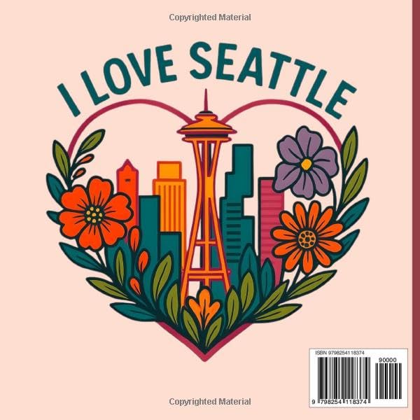 Seattle Coloring Book – Easy & Relaxing Landmarks & City Scenes for Kids, Teens & Adults | Cute Travel Gift for Seattle Lovers image 3