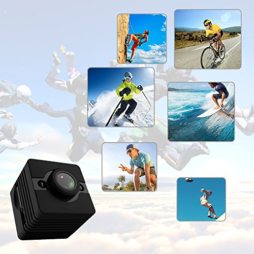 Câmera HD 1080 P DVR SQ12 À Prova D 'Água - Mini Lente Wide Angle Esporte, vídeo de Grande Ângulo,