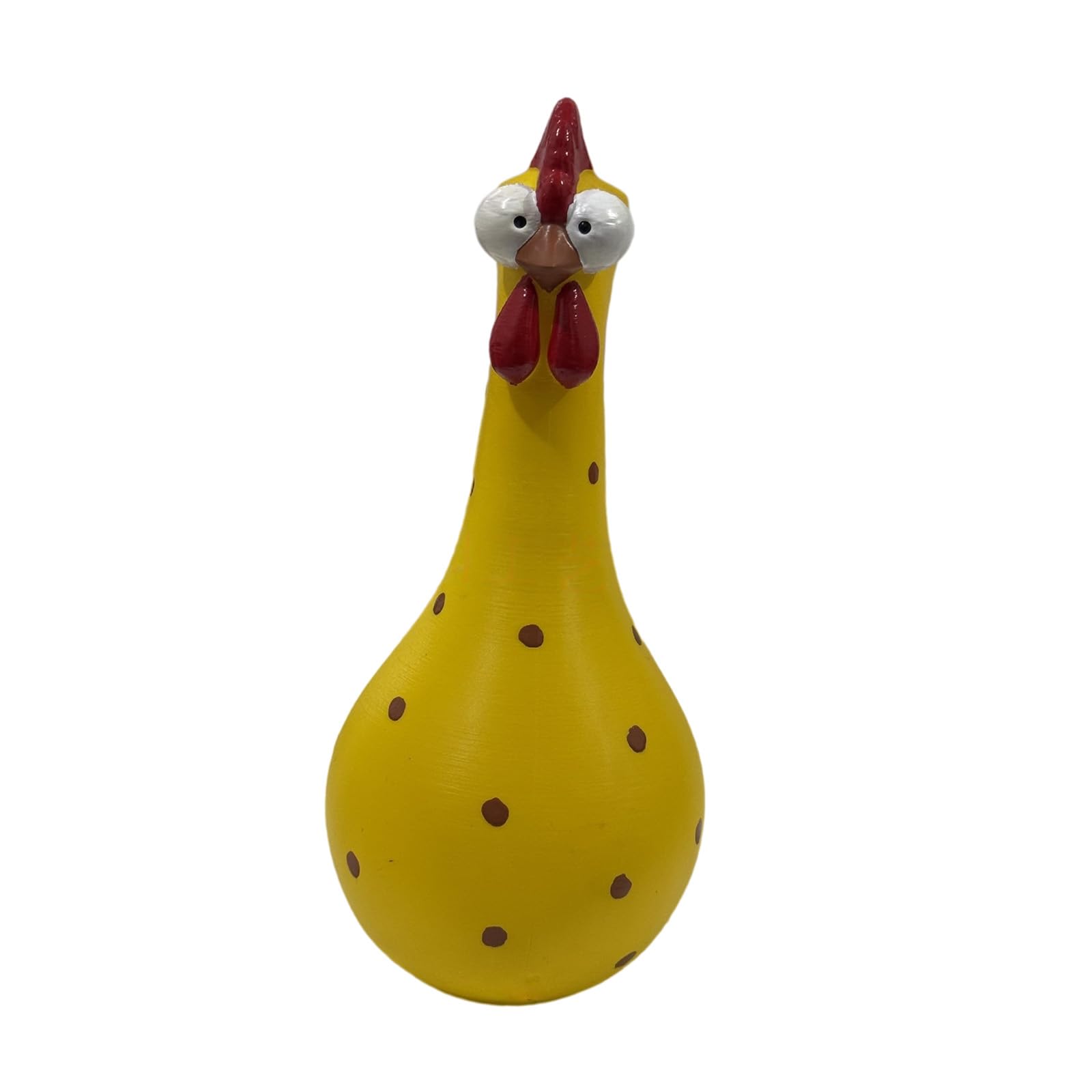 Multicolored Chicken Shape Vases Farmhouses Long Neck Rooster Sculpture Flower Pots for Table Centerpieces Decors Colorful Long Neck Chicken Vases