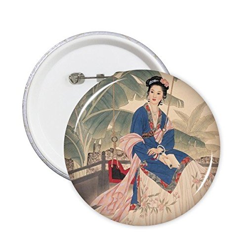 Peinture ronde pins badge bouton vêtement pour veste