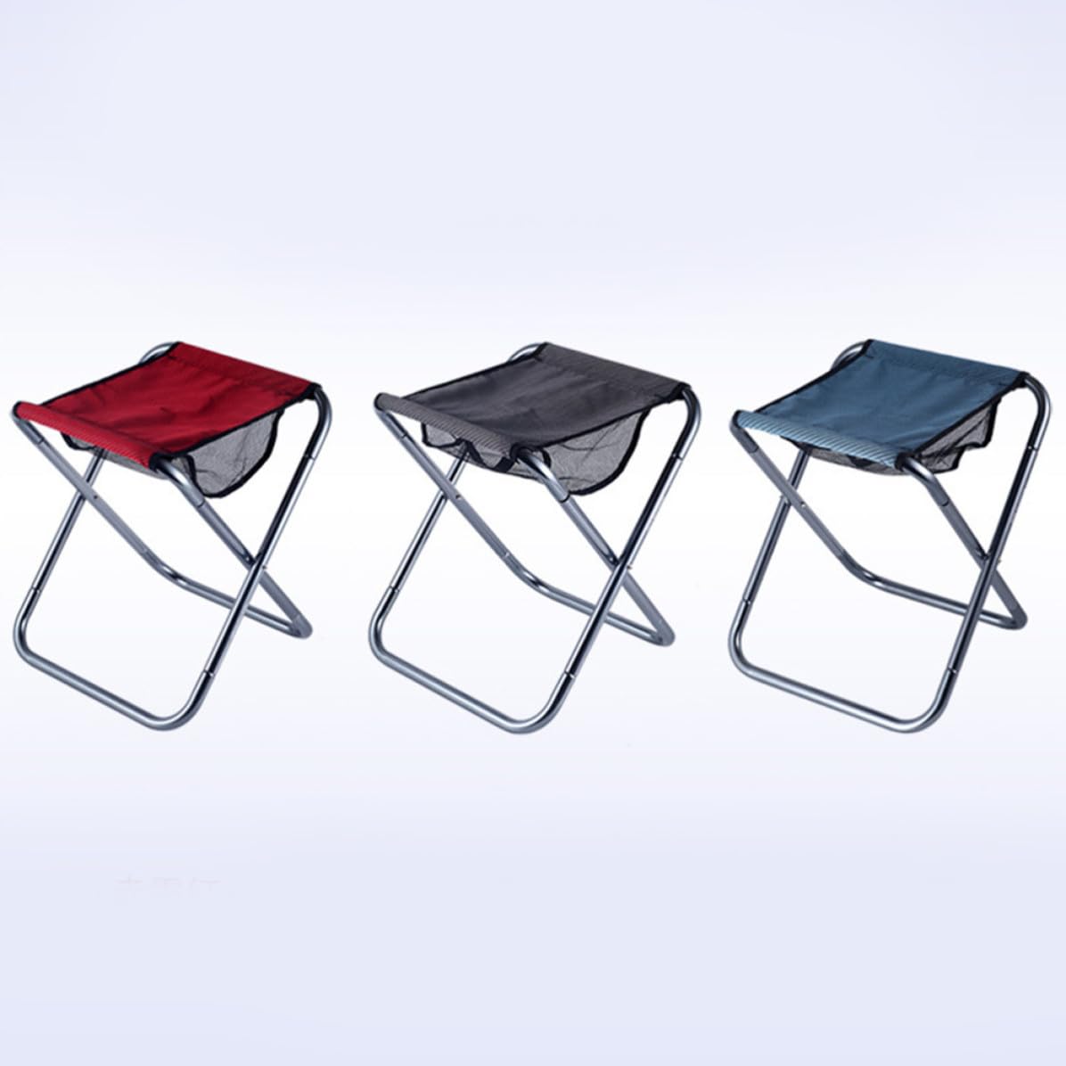 PRETYZOOM Sgabello Pieghevole Portatile Sedia Compatta e Facile da Trasportare in Lega di Alluminio per Campeggio e Escursionismo per Attività Outdoor e Riunioni Sportive