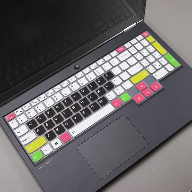 COMPUAE - For LENOVOs Legion Y9000X Y9000K R9000P R9000K R9000X 2022 2021 R Y 9000 X K P 9000P 16 inch Silicone laptop keyboard cover skin (candyblack)