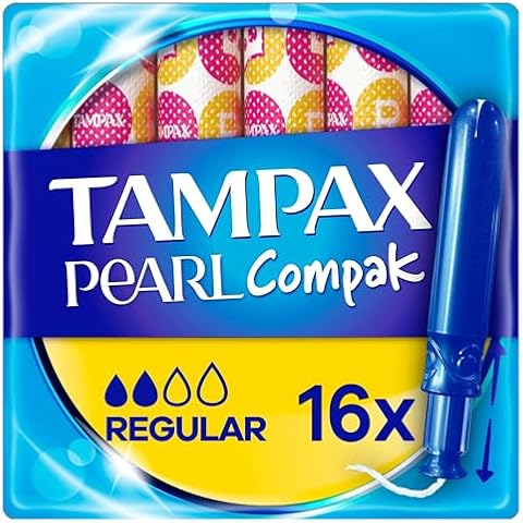 Tampax Pearl Compak Regular Tampons - Comfort and Protection Cover