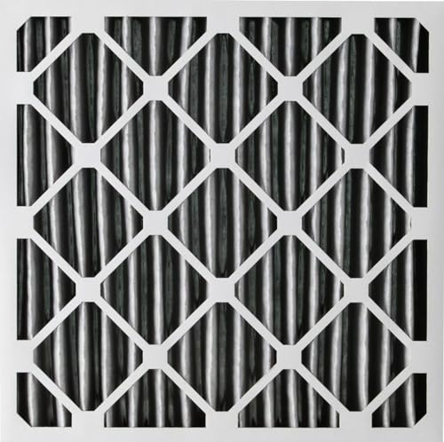 Image of Nordic Pure 20x20x4 Pleated MERV 12 Plus Carbon Air Filters 6 Pack | Actual Size: 19 1 /2 x 19 1 /2 x 3 5 /8 Made in USA, Advanced HVAC Furnace Filtration, Pet & Household Odor Control
