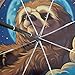 KAAVIYO Cute Artwork Moon Sloth Umbrella Windproof Automatic Foldable Umbrells Auto Open Close for Men Women Kids