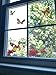 Butterfly Window Stickers, Window Decals, Removable, Classroom Decorations, Earth Science Spring Decorations - Set of 60 Decals