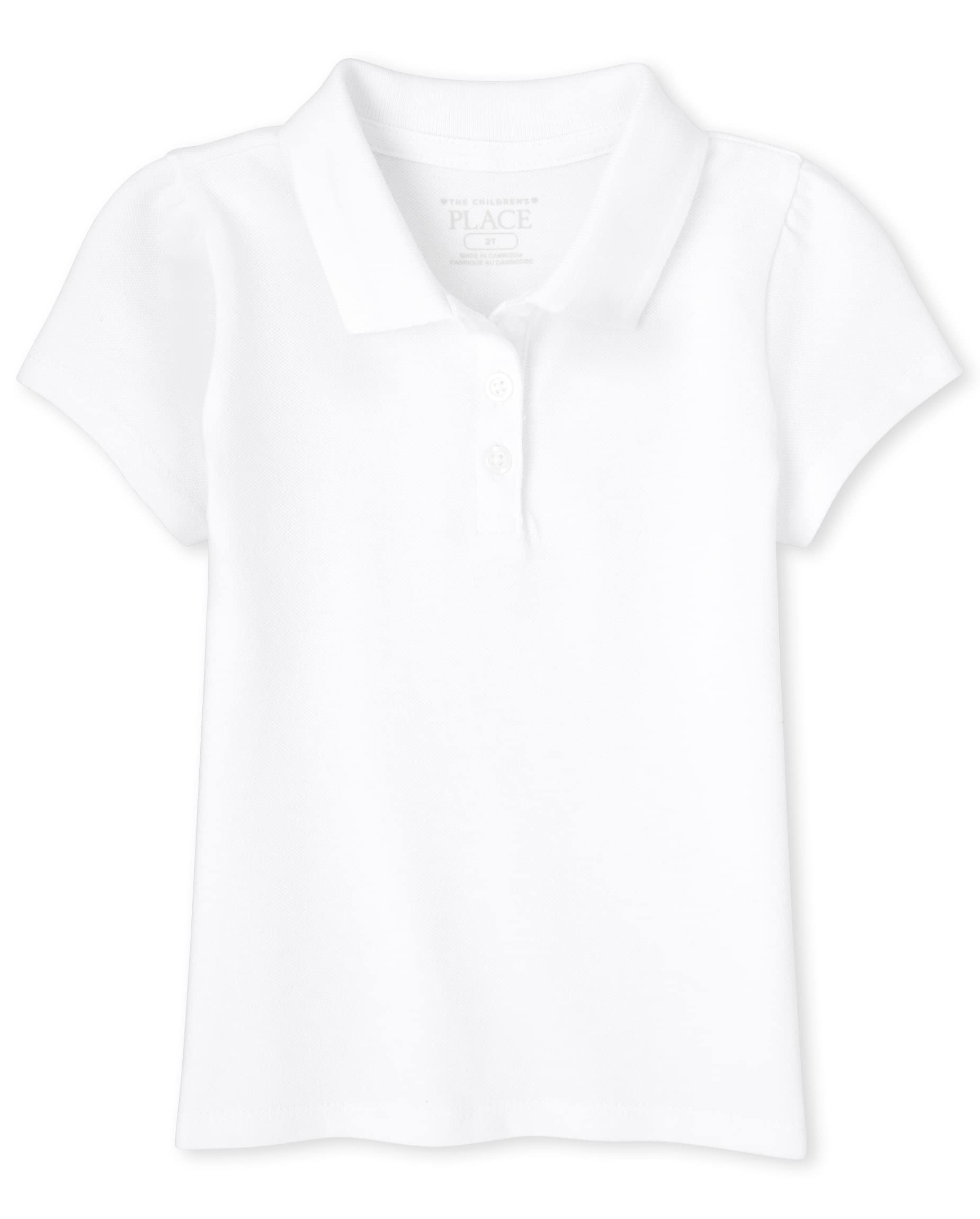 The Childrens Place baby-girls And Toddler Short Sleeve Pique Polo