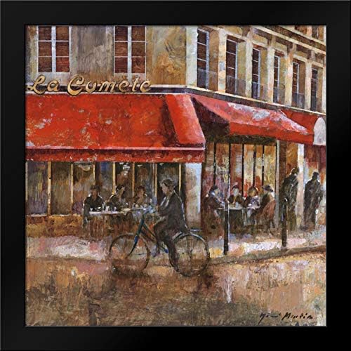 Miniatura 2 de ArtDirect Martin, Noemi 20x20 Black Modern Framed Art Print Titled La Comète Paris