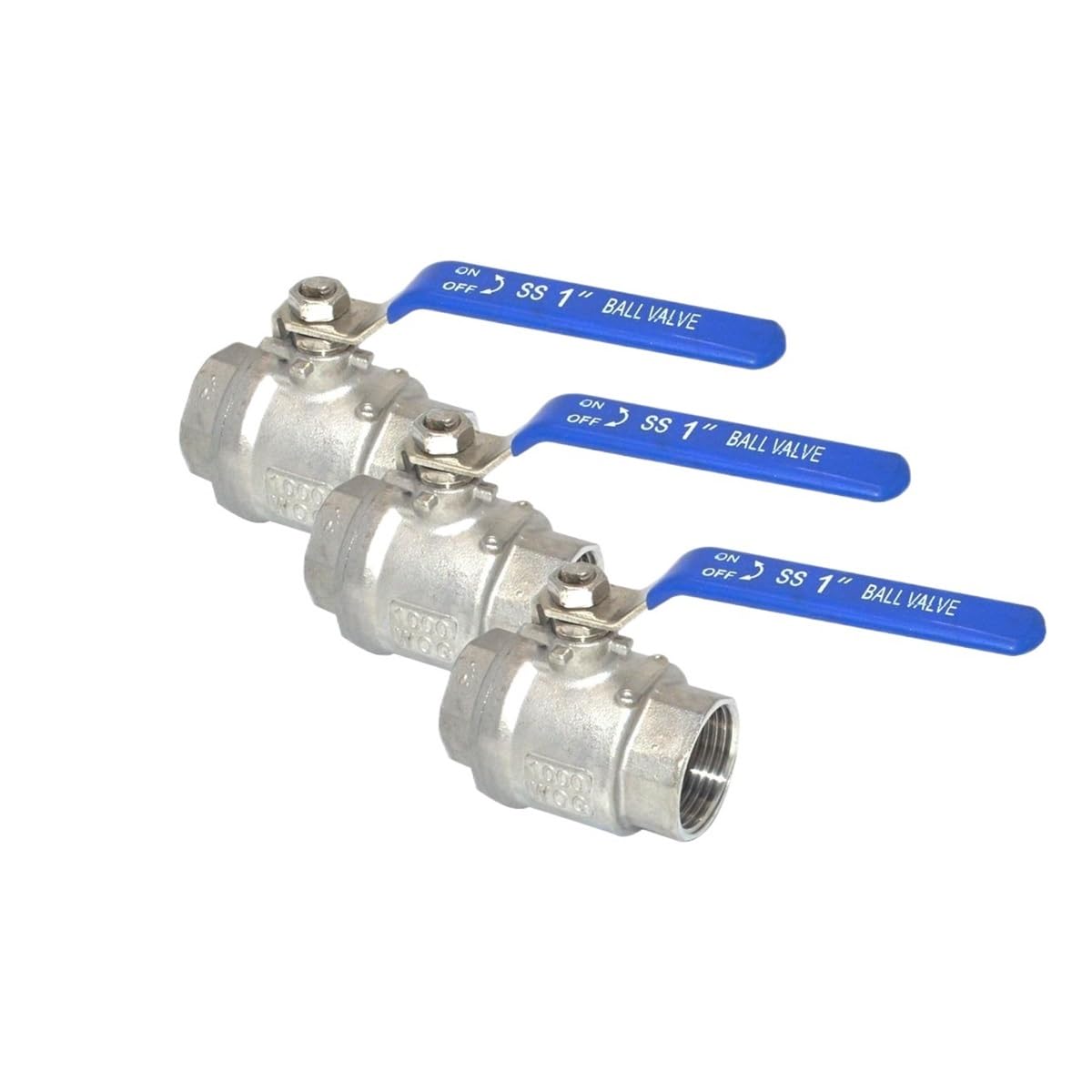 Robinet à boisseau sphérique 1 inch en acier inoxydable 304 pour contrôle hydraulique durable