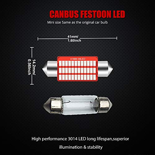 Bulbo LED 2112 Uniforme Azul 36SMD 10 pzas miniatura 3