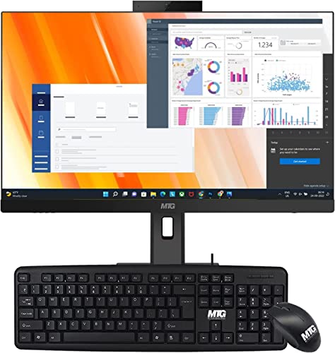 Image of MTG Yama 24 inch, FHD Touchscreen (1920 x 1080) All in one PC, Intel Core i5 10th Gen 16GB RAM DDR4, 1TB NVME, Webcam, DVD RW, Wi-Fi - Bluetooth, Windows 11 Home