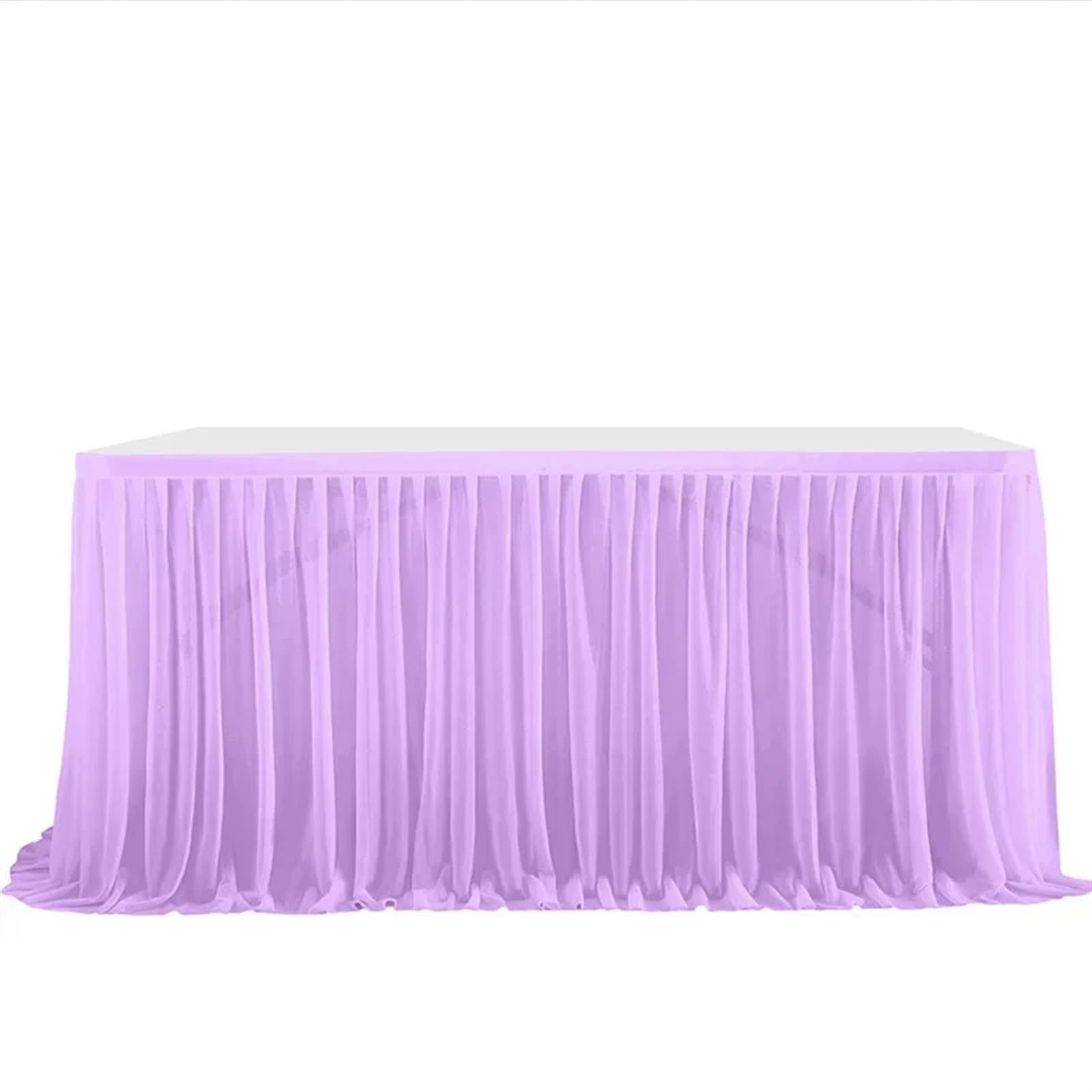 Faldón de Mesa Cubierta de falda mesa boda