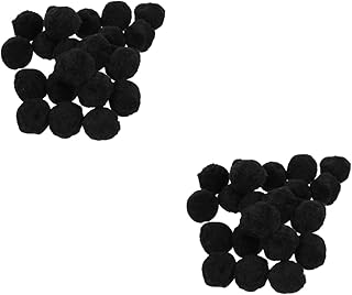 YARNOW 2 Pçs 1 Filtro De Bola De Fibra Filtro Preto Filtros De Tanque De Peixes Limpador De Tanque De Peixes Filtro De Areia Filtros De Areia Para Tanque De Peixes Filtro De Piscina Poli