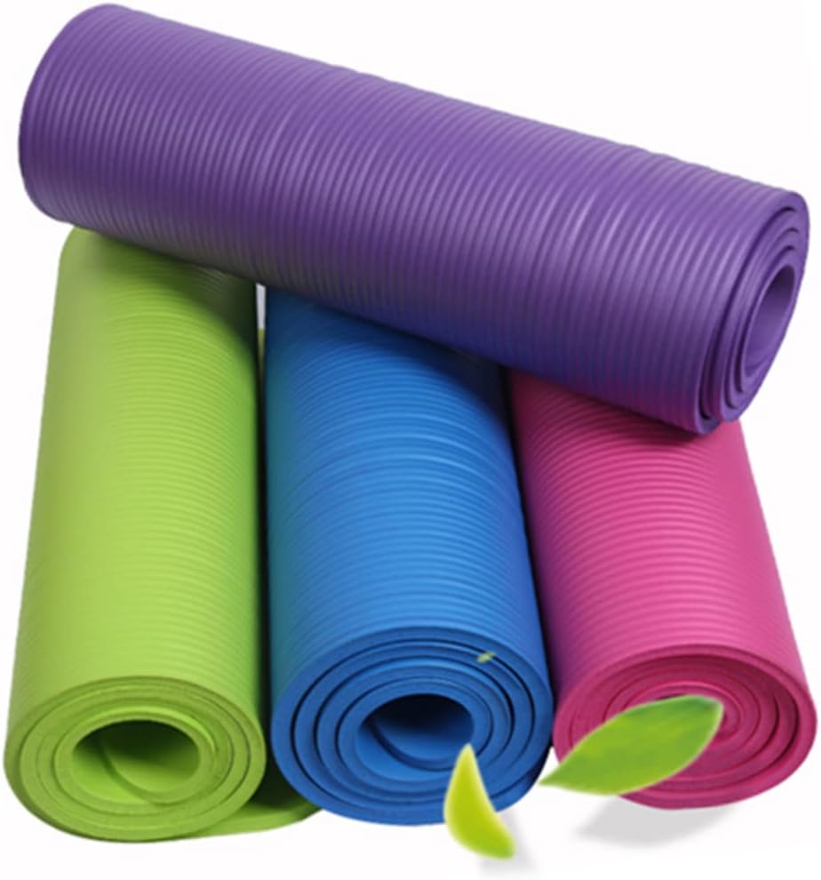 VICASKY Yoga Mat Thick for Women Non-slip Exercise Mat Carrying Strap Blocks for Yoga