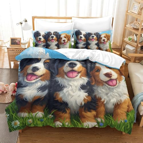 Parure de lit 3pcs microfibre évite la corvée du repassage fermeture éclair - 2