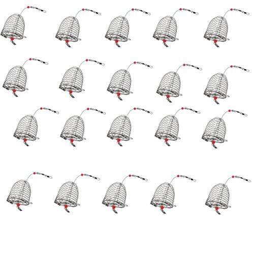 Century Martial Arts 5x/10x/15x oder 20 x Futterkörbe Feeder Angelkorb Gewicht nach Wahl Karpfen Angeln NEU (5 Stück)