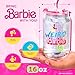Dragon Glassware x Barbie The Movie - 16 oz Glass Cups with Lids and Straws, Set of 2 - Iced Coffee Cups with Lids - Versatile Glass Tumbler with Straw and Lid for Hot or Cold Drinks - Weird Barbie