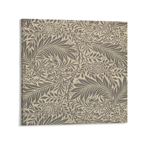 Larkspur by William Morris impression sur toile pour réveiller un mur de chambre