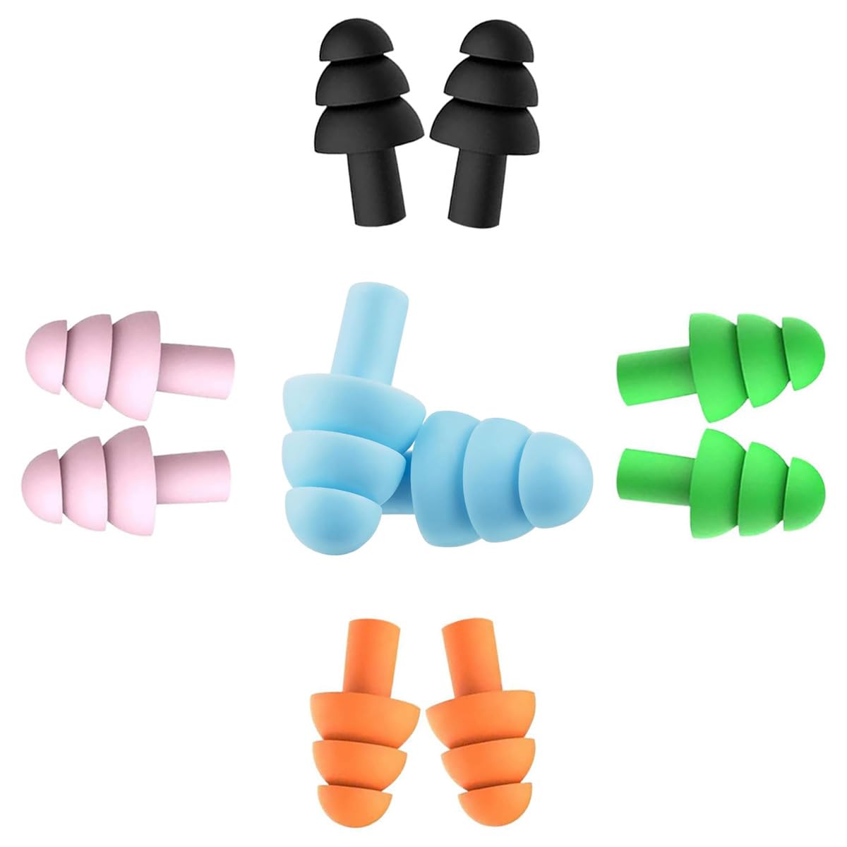 VATI Ear Plugs- Soft Silicone Ear Plugs for Sleep, Essential Noise Cancelling Earplugs for...