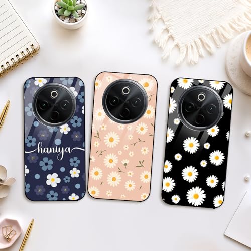 Image of COLORflow Back Cover Compatible with Vivo T4 5G / Y300 Pro 5G / iQOO Z10 5G | Daisy Garden Customized | Shockproof TPU Bumper with Camera Protection Back Cover