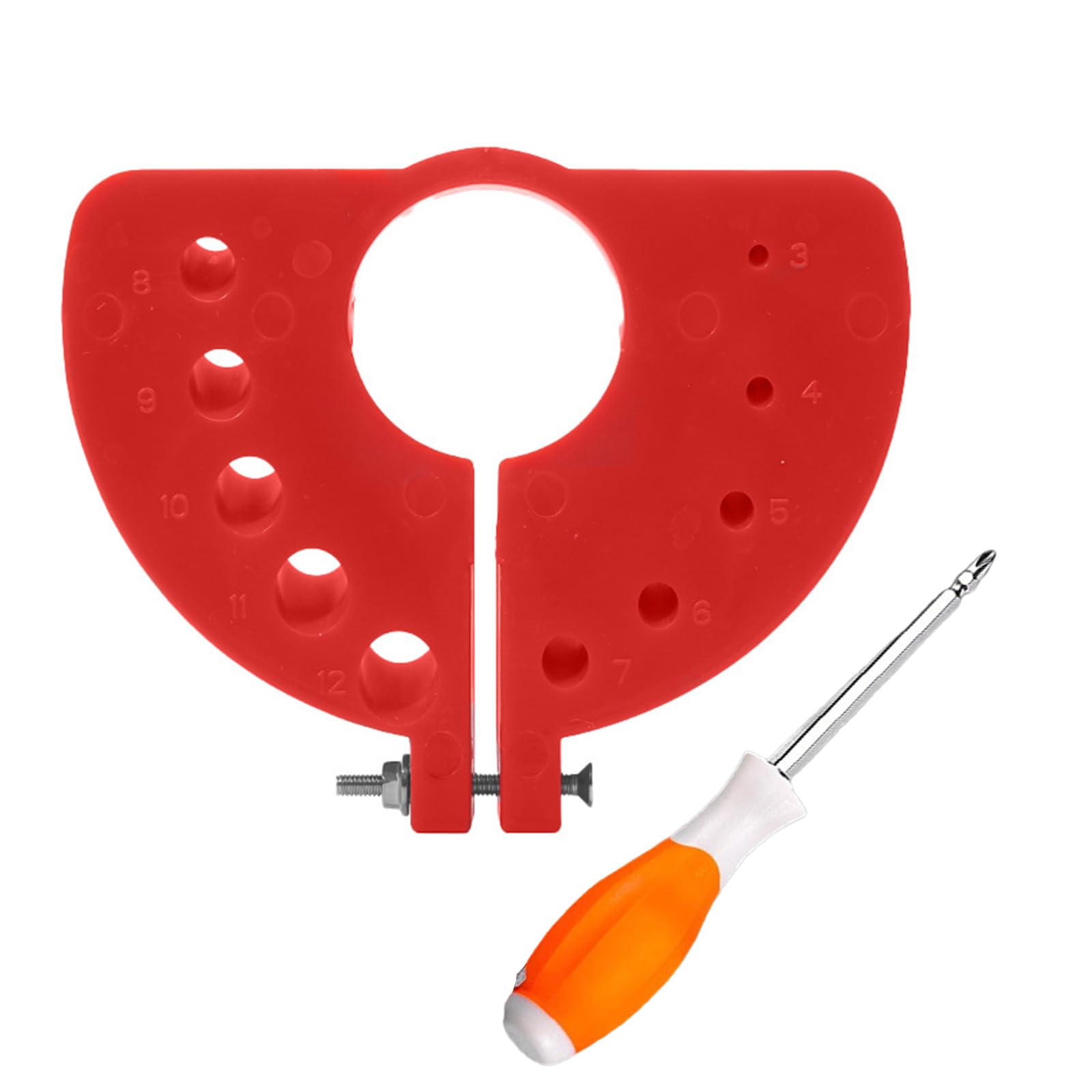 Apglsxy Red 3-12Mm Angles Grinder Drill Bit Sharpener Drill Bit Sharpener Angles Guide Sharpening Guide Tool Multipurpose Portable