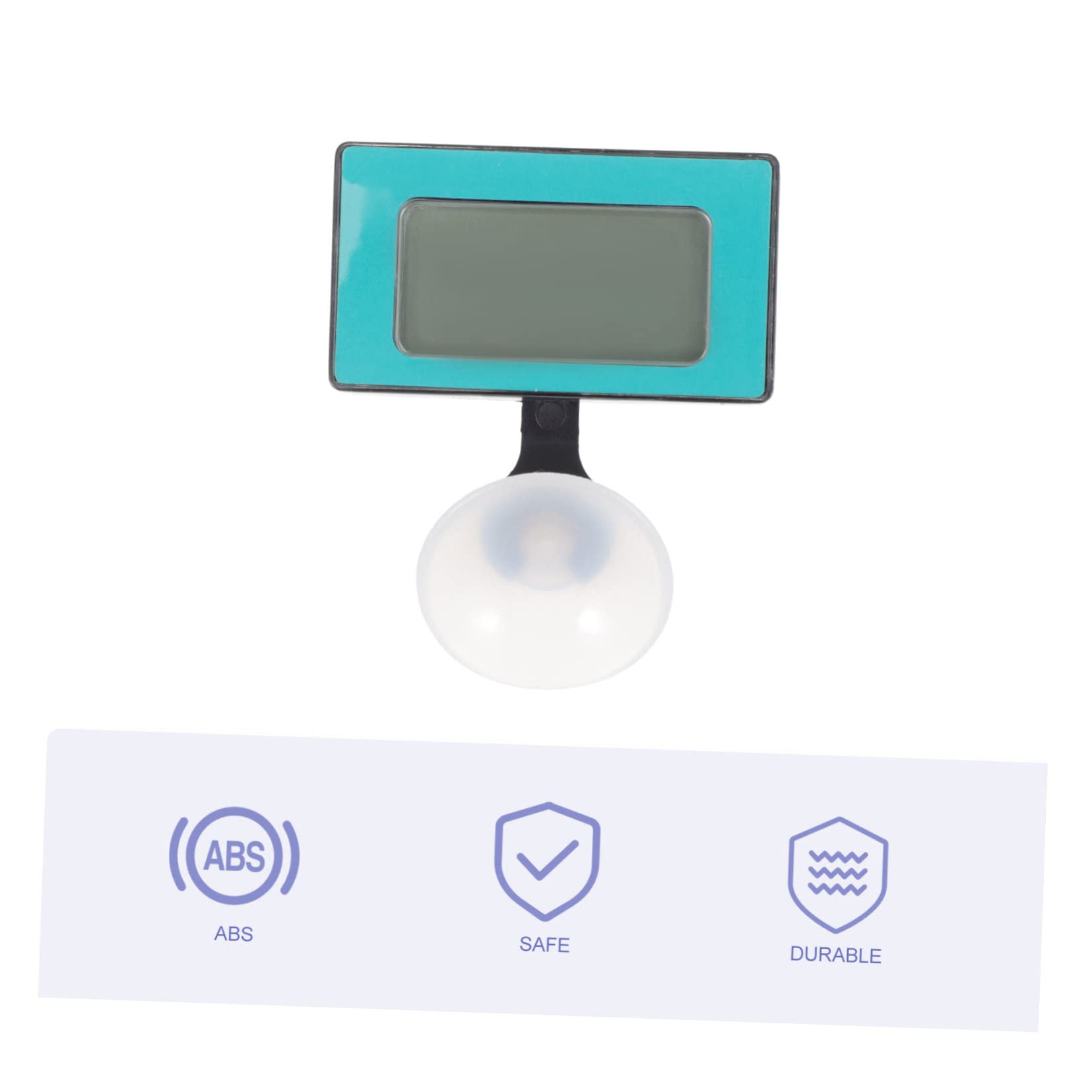 Toddmomy Aquarium Thermometer Waterproof Digital Temperature Meter Indoor Water Temp Meter Fish Tank Temp Gauge Suction Cup