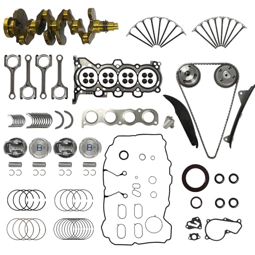G4NA 2.0 Engine Rebuild Kit With Crankshaft & Piston & Con-Rod Timing Chain Kit Fit For Hyundai Elantra Tucson Sonata Kia Soul Forte Optima 2.0L 2014-2019 Replace #23110-2E501 623V6-2EH00