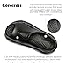 Ceroiress Sports Sandals Wide Athletic Clogs,EVA Odor-resistant with 5cm Elevation Slides, Breathable Open Toe Mules, Outdoor, Camping(Black, Adult, Men, 9.5, Numeric, US Footwear Size System, Medium)